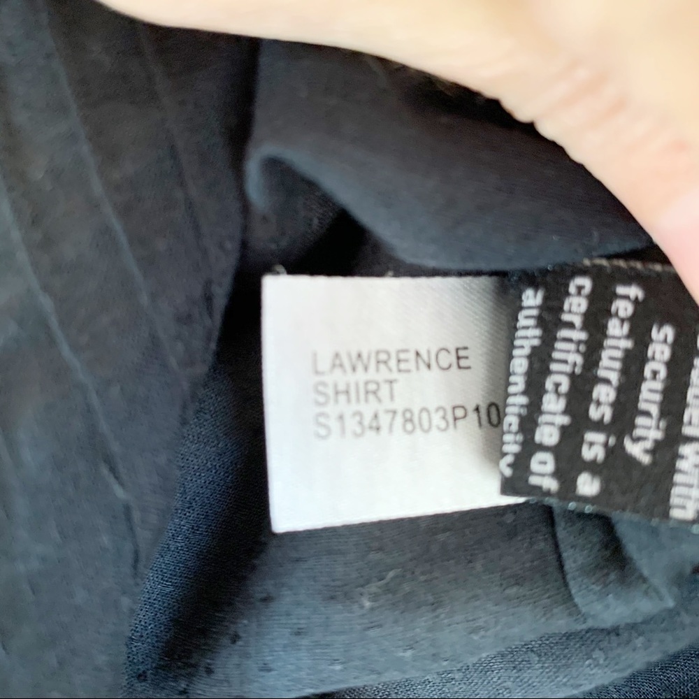 Diane von Furstenberg Black Blouse button fitted 0 - Picture 6 of 6